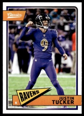 2018 Panini Classics Justin Tucker Baltimore Ravens #10 - Image 1 of 2
