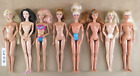 Lot of 8 Barbie Nude Dolls Articulated 3 w/painted nails, for OOAK,Custom #N-16