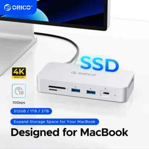 ORICO 2TB External SSD DataLink PSSD Docking Station Type C 4K@60Hz USB HUB - Bild 1 von 9