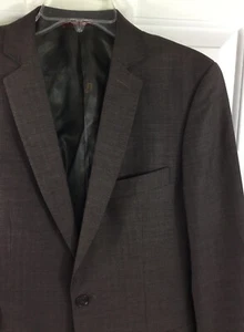 Ben Sherman Men’s Sport Coat w/ Surgeon Cuffs Brown Wool Blend Size M - Picture 1 of 11