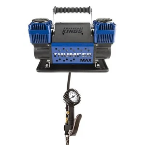 Thumper Max Dual Air Compressor + Kings 3 in 1 Tyre Deflator Gauge Quick-Connect - Picture 1 of 9