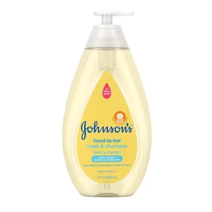 Johnson'S Head-To-Toe Gentle Tear-Free Baby & Newborn Wash & Shampoo, Sulfate-, - Picture 1 of 12