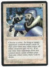 CALL TO ARMS Ice Age MTG Single White WOTC Vintage Magic:The Gathering RARE