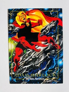 1992 SKYBOX MARVEL #10 ADAM WARLOCK QUASI NUOVO-MT CARD - Foto 1 di 1
