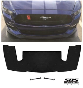 GT350R style FRONT SPLITTER+2 SUPPORT RODS for 2015-2017 MUSTANG GT wPerformPack - Picture 1 of 12