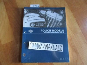 NEW *SEALED* 2015 Harley Davidson POLICE Parts Catalog Manual - Picture 1 of 1