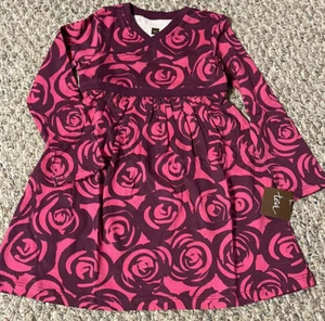 NWT TEA COLLECTION WRAP NECK DRESS RENNIE ROSE 18-24 MONTHS NEW - Picture 1 of 2