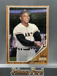 1962 Topps Collection #300 Willie Mays VG VIN - Picture 1 of 2
