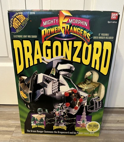 1993 Bandai Power Rangers Dragonzord W Green Ranger/Read Details Cover