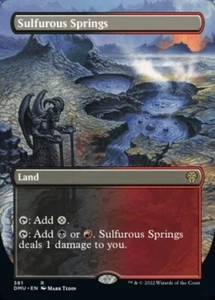 MTG - (Borderless) SULFUROUS SPRINGS - Dominaria United (R) - Bild 1 von 1