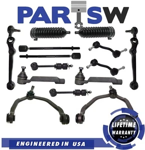 14 Pc Front Control Arm Tie Rod Kit for 93-97 Ford Thunderbird Mercury Cougar - Picture 1 of 3
