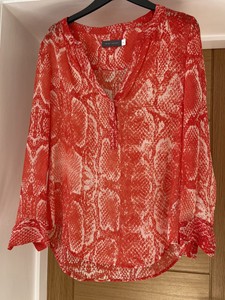 mint velvet orange top