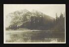 Mount Rundle Banff the Mount Rundle Banff Alberta with a river- Old Photo