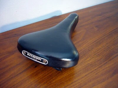 Asiento de bicicleta Schwinn Viscount 2272 vintage muy raro negro Taiwan EC Foto 1 de 4