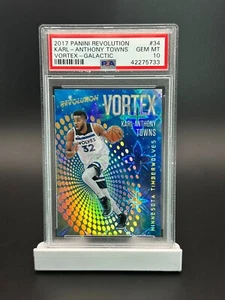 2017 Panini Revolution  Vortex Galactic #34 KARL-ANTHONY TOWNS PSA 10  - Picture 1 of 2