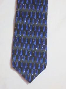 Corbata para hombre J. Garcia azul negro colección 15 clásico - Imagen 1 de 3