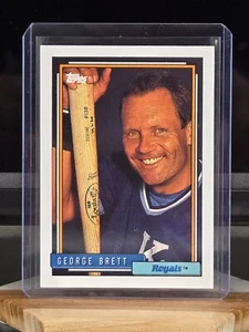 1992 TOPPS GEORGE BRETT #620 MLB BASEBALL CARD KC ROYALS CENTERED NM+ - Picture 1 of 2