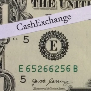 RADAR REPEATER 65266256 E/B 2017 fancy serial number PALINDROME One Dollar Bill - Picture 1 of 5