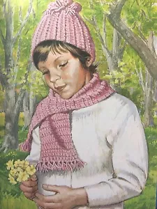 Beginners Easy Crochet Hat And Scarf Crochet Pattern - Picture 1 of 1
