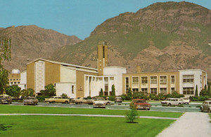 Joseph Smith Memorial Brigham Young University Provo UT Chrome Vintage Post Card