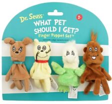 Dr Seuss What Pet Should I Get? 4 Piece Finger Puppet Set by Manhattan Toy rare
