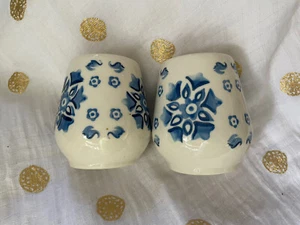 Opalhouse Target Blue Floral Stoneware Salt and Pepper Shakers - Picture 1 of 3