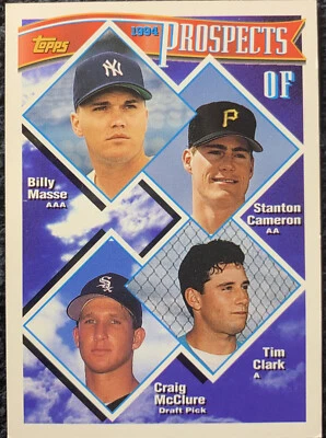 1994 Topps Prospects Spanish Tim Clark Stanton Cameron Billy Masse #79 Rookie RC - Image 1 of 2