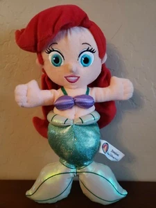 Disneyland Walt Disney World Princess Mermaid ARIEL 12" Plush Stuffed Animal - Picture 1 of 4