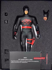 1/12 Daredevil Male Soldier Two head Bodysuit Clothes Body Action Figure Doll