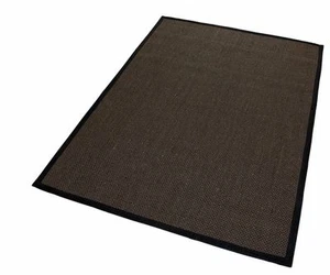 Teppich my home »Halen« 200x290 schwarz Sisal-Uni Bordürenteppich - Bild 1 von 3