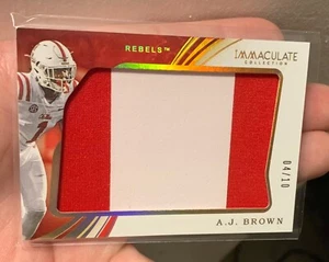 2020 Aj Brown Panini Immaculate #26 4/10  - Bild 1 von 2