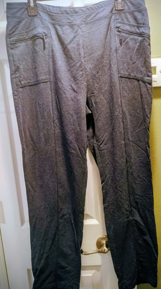 Women's Pants, Gray, Size XL, Onque Casual Brand, Zipped Pockets - Image 1 of 3