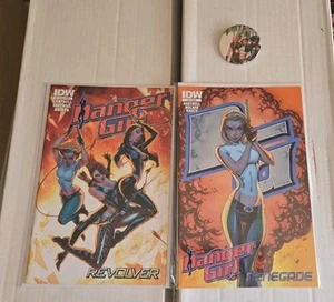 Danger Girl #1.3 NM J Scott Campbell Cover 2012 Pinback button - Bild 1 von 5