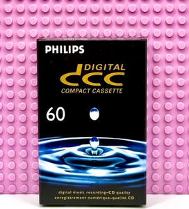 PHILIPS DCC 60 VS. III BLANK DIGITAL CASSETTE TAPE (1) (SEALED) - Picture 1 of 3