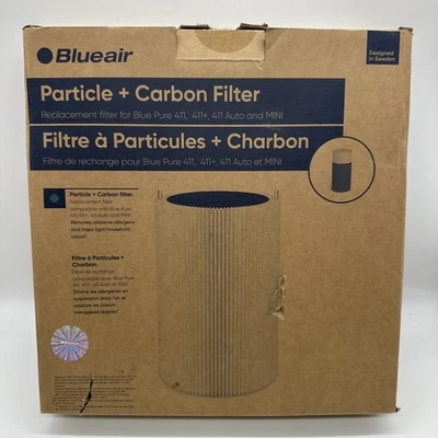 Filtro de partículas Blueair + carbono para filtros Blue Pure 411, 411+, 411 automático, MINI Foto 1 de 3