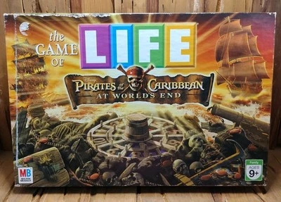 The Game Of Life Pirates Of The Caribbean At Worlds End 2007 Hasbro Complete  - Image 1 of 4
