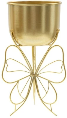 Mauro Ferretti Pflanzenständer Farfy Ø 22x40 cm gold - Bild 1 von 4