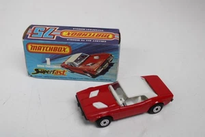 Matchbox #1 Dodge Challenger Superfast Red/White w/Original Box  NEW IN BOX - Picture 1 of 11