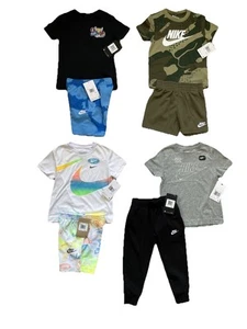 Nike Boy's 3T Short Sets & Jogger Set Lot of 8 NOT Pre-Made, NEW & TOP QUALITY! - Picture 1 of 6