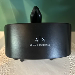 ARMANI EXCHANGE A/X BLACK AUTHENTIC HARD SHELL CASE Sunglasses Eyeglasses - Picture 1 of 4