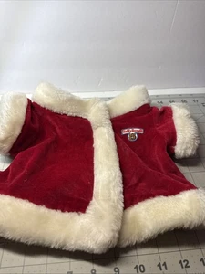 Vintage 80’s Teddy Bear Ruxpin Santa Red Jacket Christmas Adventure Coat Only - Bild 1 von 4