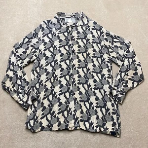 Bellows Brut Le Garage Button-Up Shirt XL Floral Vintage Made in France - Picture 1 of 24