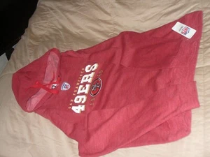 NFL Para Hombre SAN FRAN 49ERS Sudadera con Capucha Cálida Bolsa Grande de Mano PARCHE EMB NUEVO CON ETIQUETAS - Imagen 1 de 12