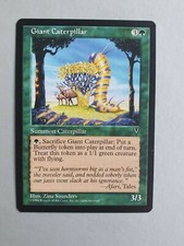 Giant Caterpillar, MTG Visions (1997), Common Green Creature VNM
