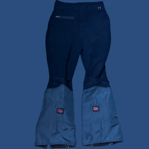 Pantalones de esquí vintage para mujer Roffe azul/negro hechos en EE. UU. talla 10 - Imagen 1 de 8