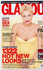 PARIS HILTON NATASHA BEDINGFIELD KELIS & FREDDIE LJUNGBERG Rare Glamour magazine - Picture 1 of 12