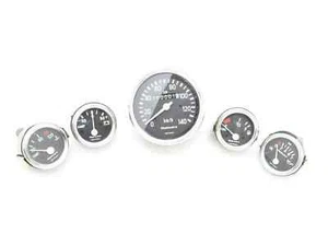 Complete Speedometer + Temp +Oil+ Fuel+ Amp Gauges Kit Fit For Willys Jeep - Picture 1 of 4