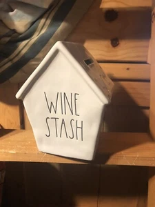 Neu Rae Dunn "WINE STASH" Vogelhaus Bank von Magenta Rarität tolles Weihnachtsgeschenk! - Bild 1 von 3