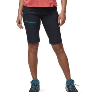 Rab Raid Womens Bermuda Shorts Dark Gray Outdoors Sports Size S - Imagen 1 de 9