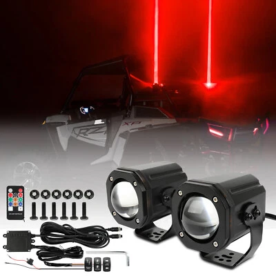 Luz de látigo LED láser RGB sin látigo con señal de giro para CF-Moto CForce 500 800 1000 Foto 1 de 4